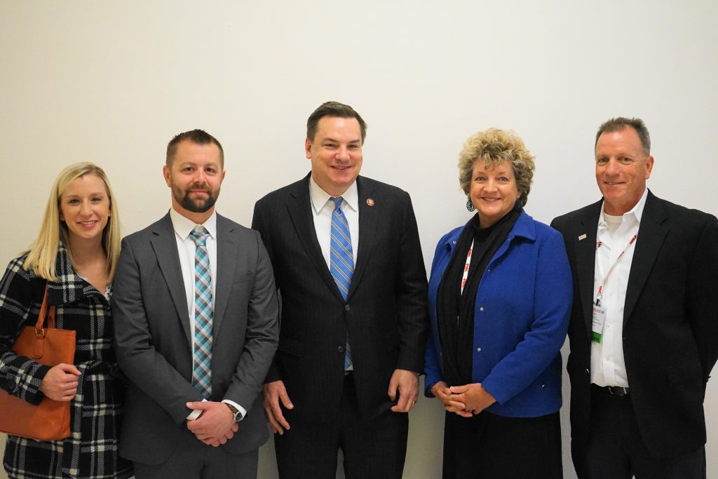 Pictured L to R: Ashley Morrison, Dylan Morrison, Richard Hudson, Debbie Miller, Clint Miller